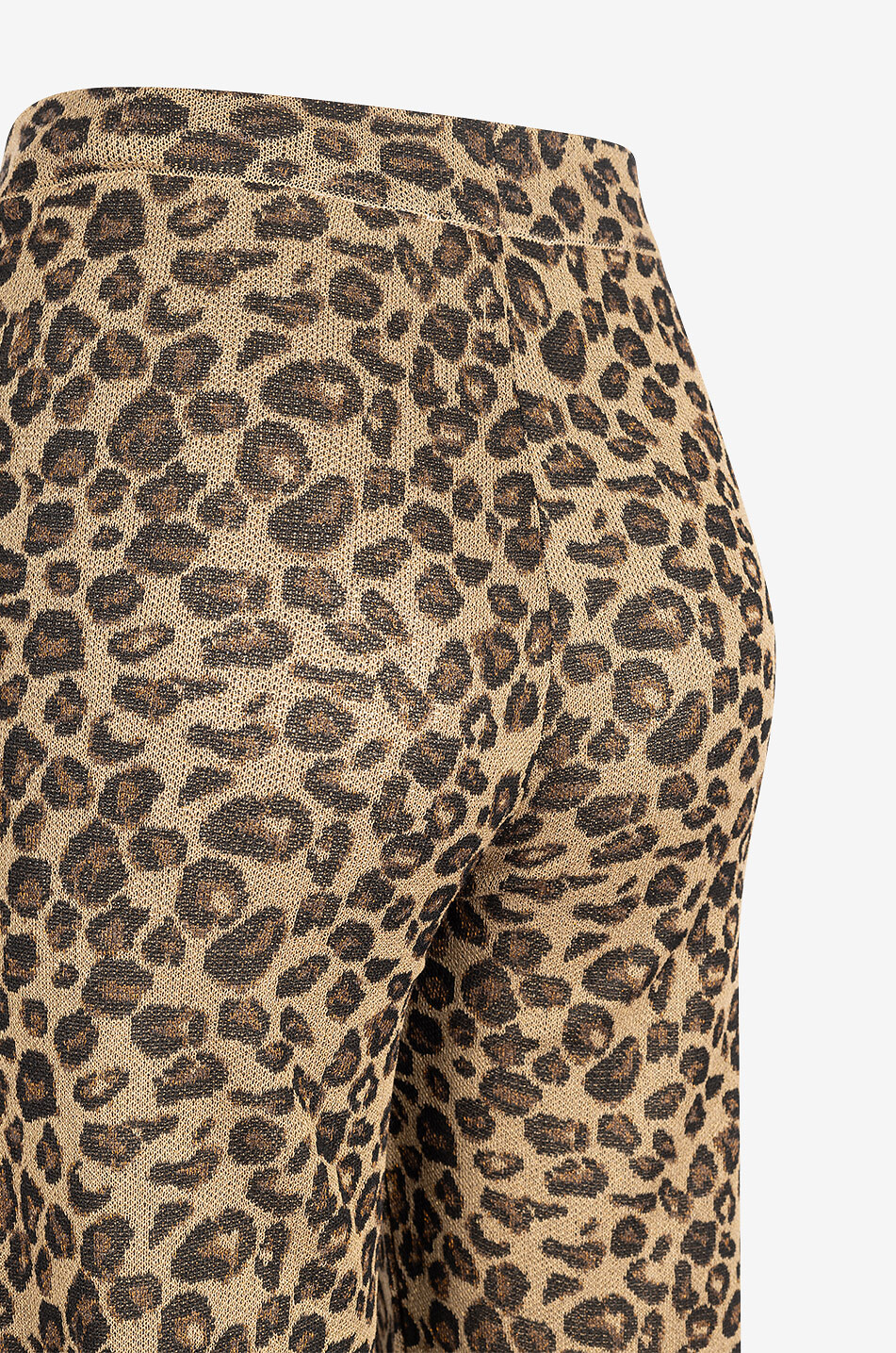 BALZAC PARIS Pantalon en maille jacquard de lurex motif léopard Piana Femme MULTICOLORE 3