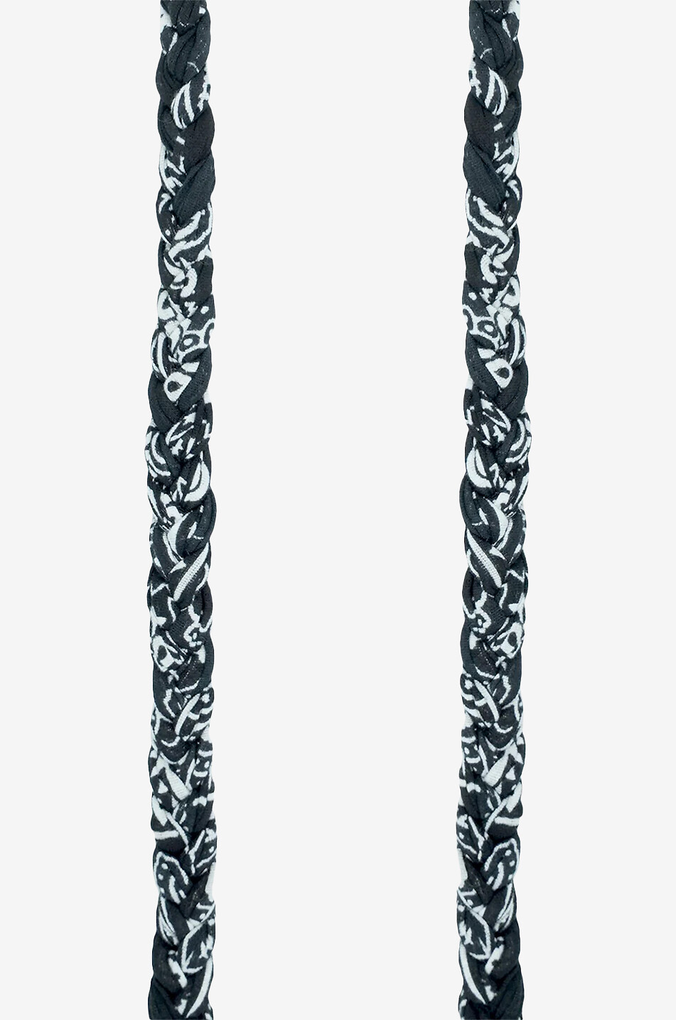 LA COQUE FRANCAISE Aus Bandanas geflochtene Smartphone-Kette Della Damen SCHWARZ 2