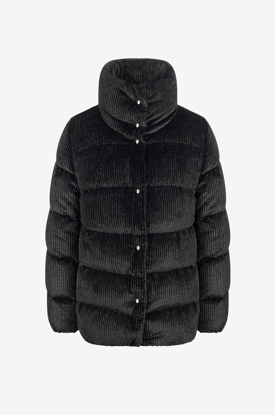 Cochevisse short down jacket in glittering corduroy