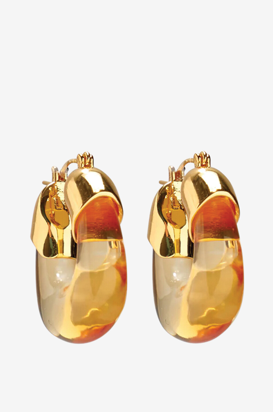 Créoles en résine Mini Organic