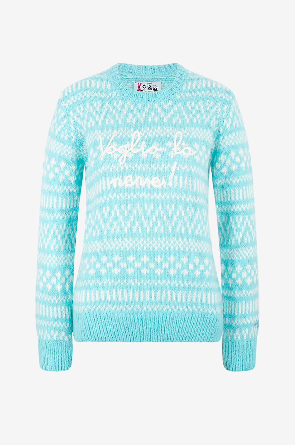 MC2 SAINT BARTH Pullover mit Rundhalsausschnitt New Queen Damen HELLBLAU 1