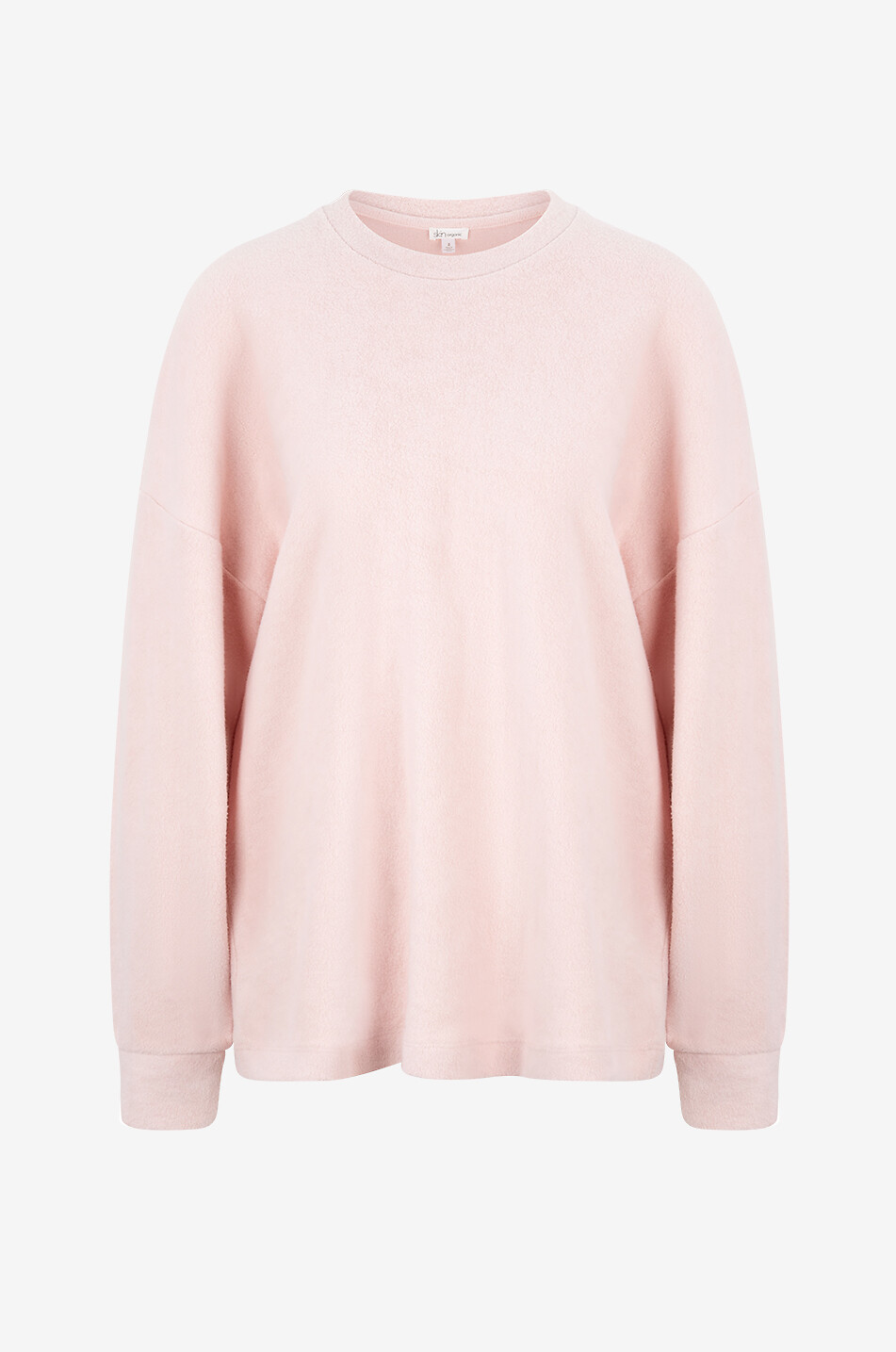 Pink cotton sweatshirt best sale