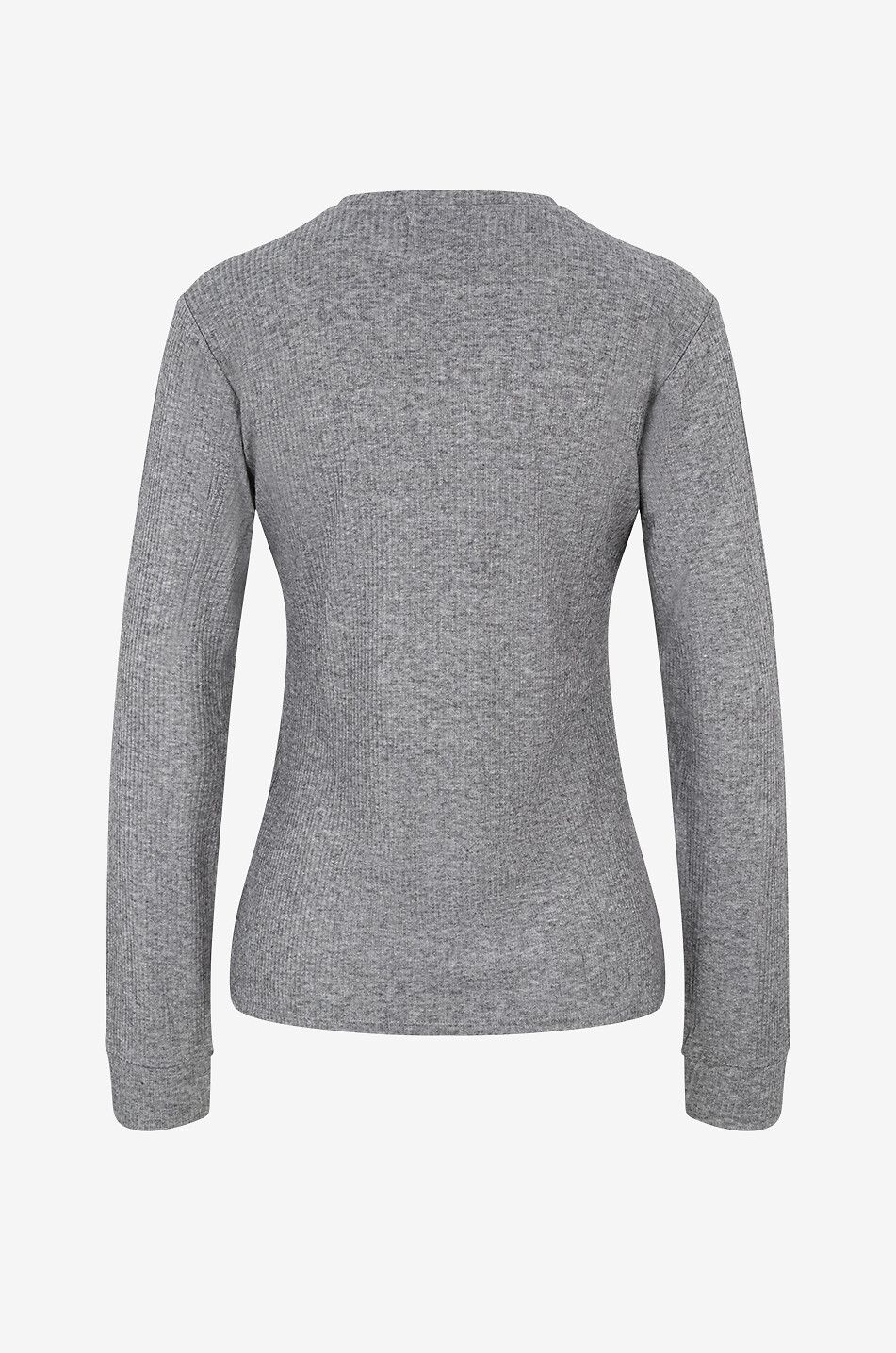 LOULOU STUDIO Ortigia viscose and wool long-sleeved T-shirt Women LIGHT GREY 2