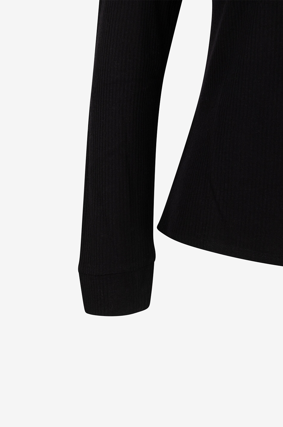 Langärmeliges T-Shirt aus Viskose und Wolle Ortigia