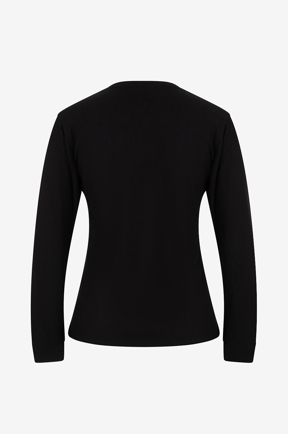 Langärmeliges T-Shirt aus Viskose und Wolle Ortigia