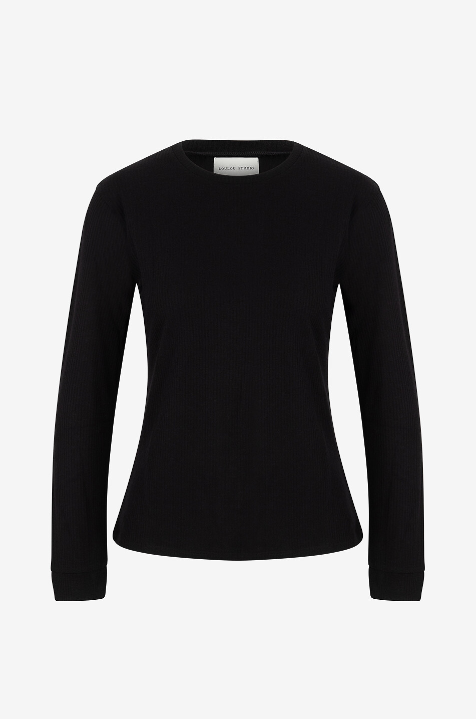 T-shirt à manches longues en viscose et laine Ortigia