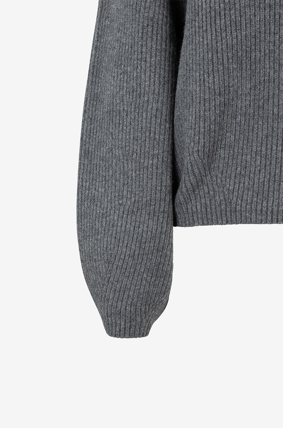 Wool high-neck jumper