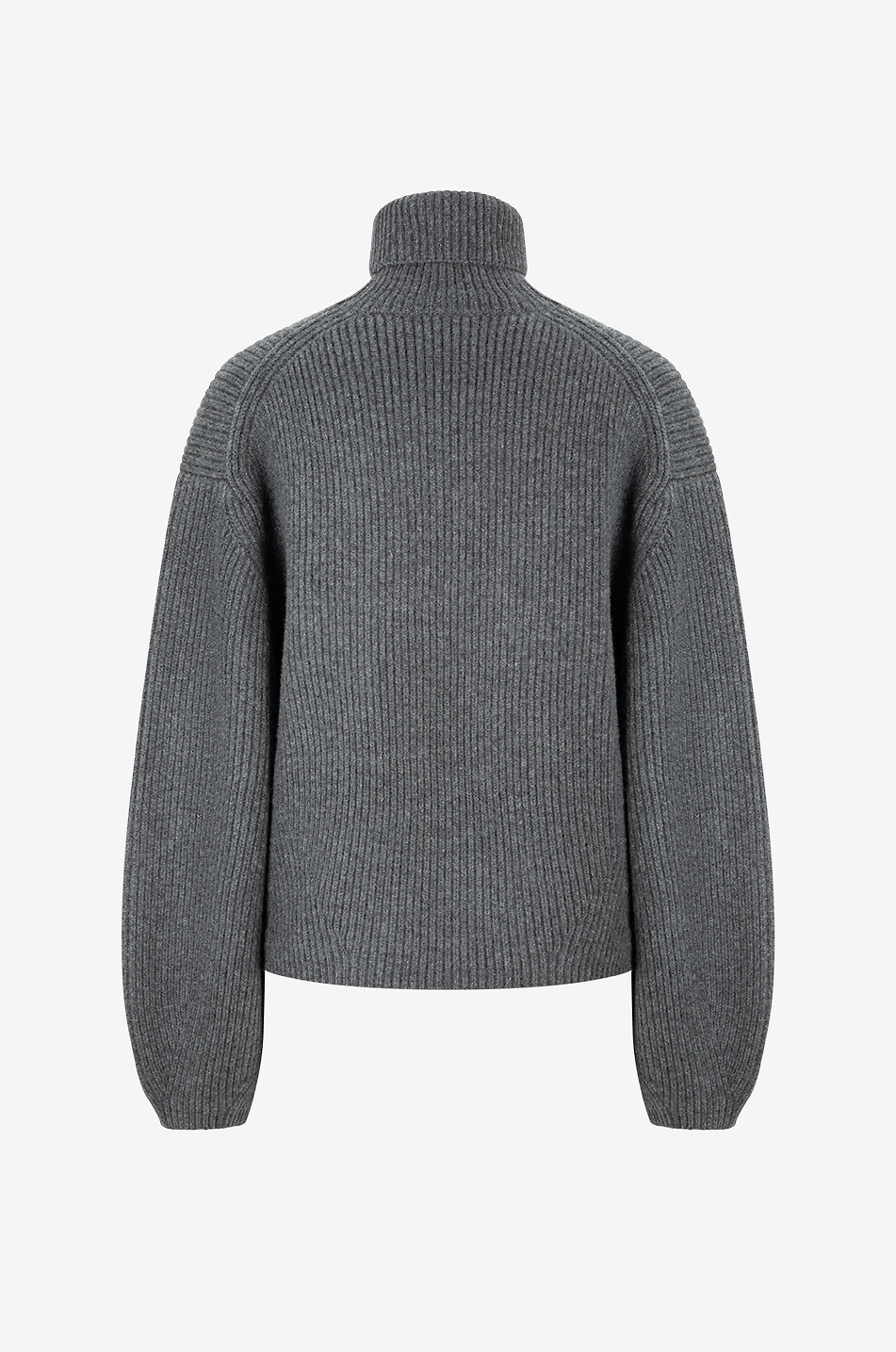 Pull à col montant en laine