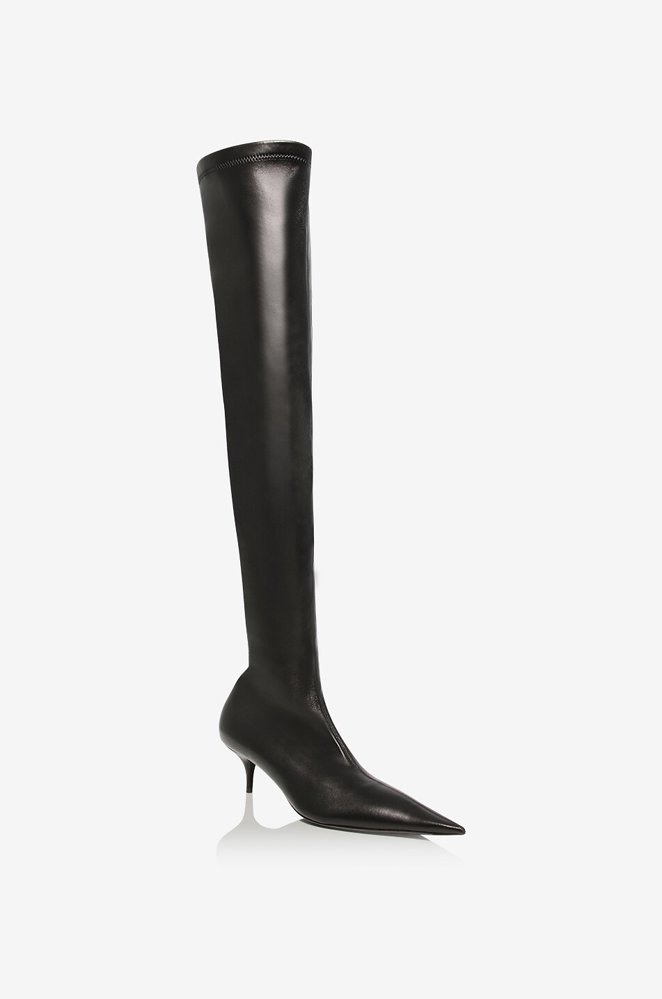 Bottes en cuir nappa stretch à talon Avenue 50