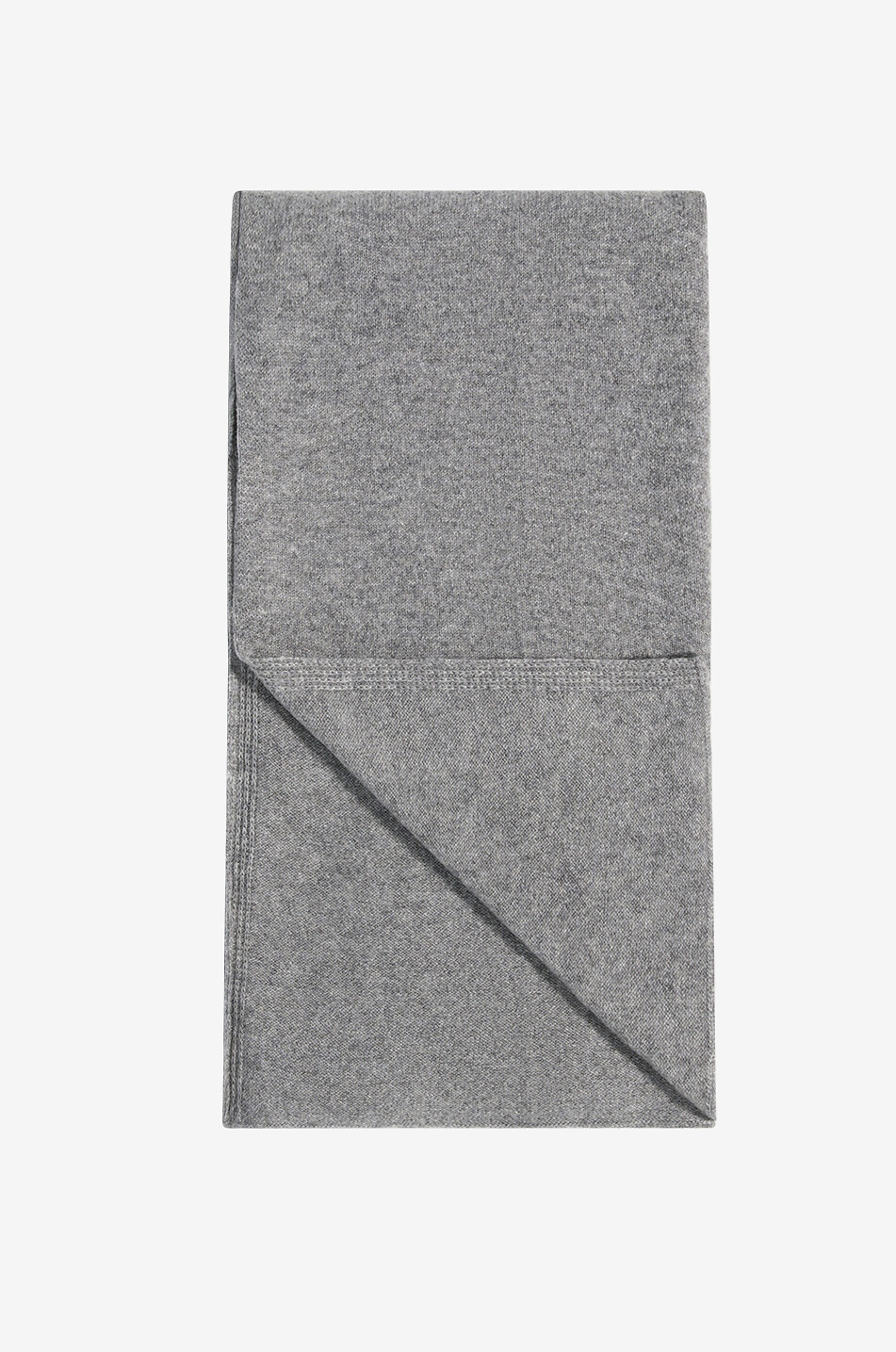 FEDELI Écharpe en maille de cachemire Open Homme GRIS MOYEN 2