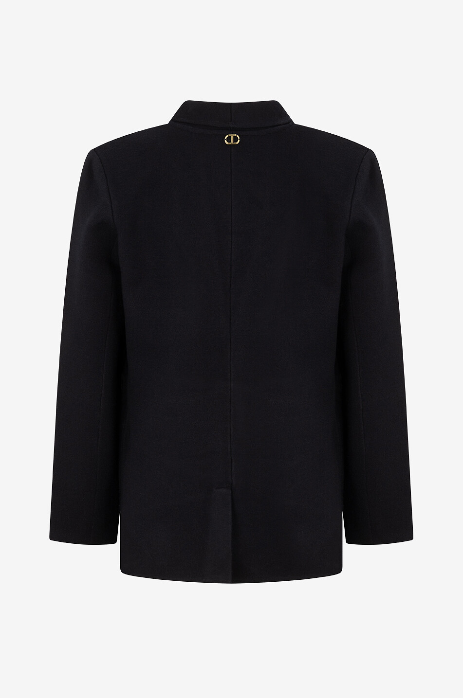 TWINSET Shawl collar viscose blazer Women BLACK 2