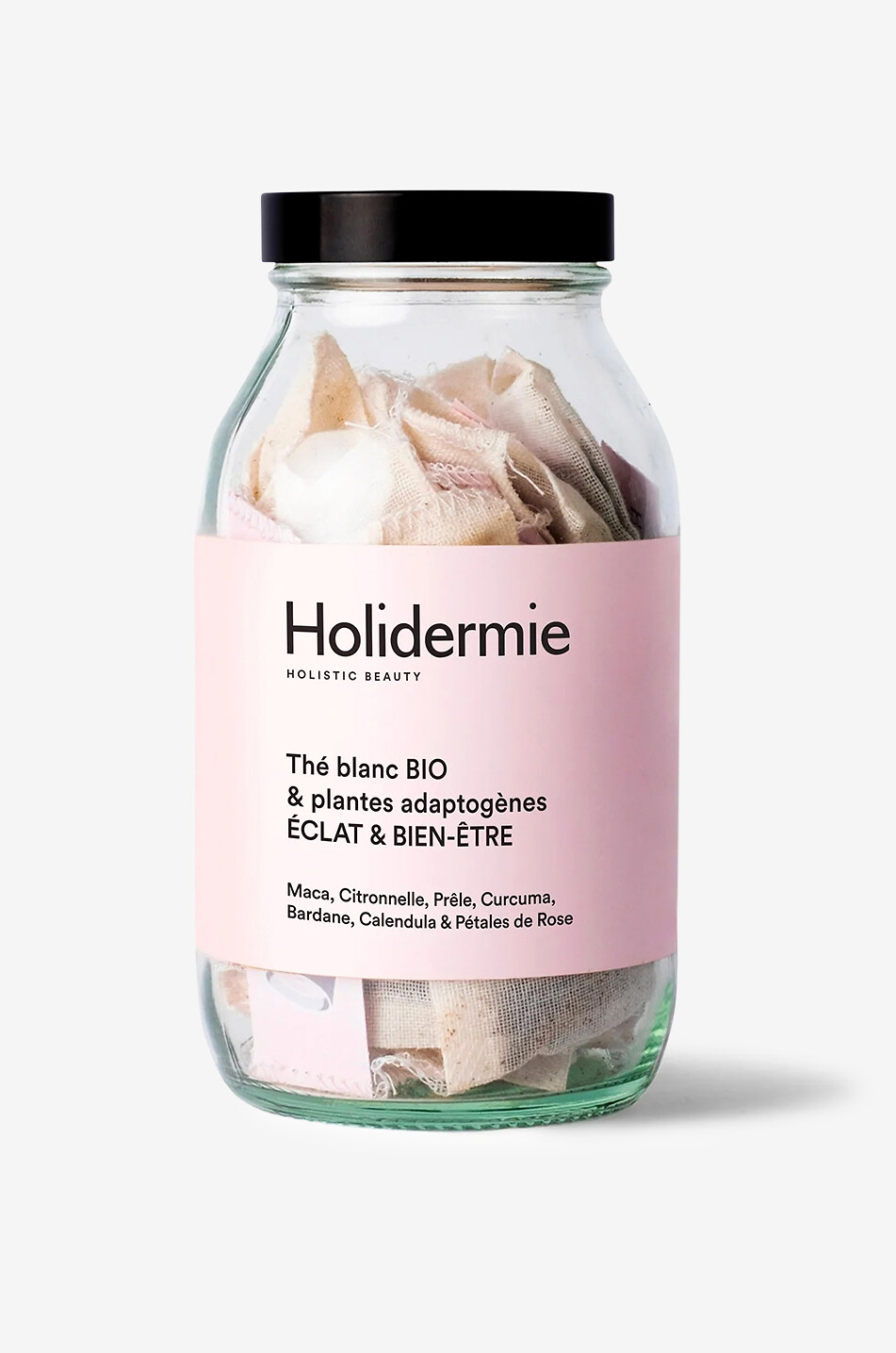 HOLIDERMIE Weisser Tee & adaptogene Pflanzen Éclat & Bien-Être - 30 Teebeutel Haus Farblos 1