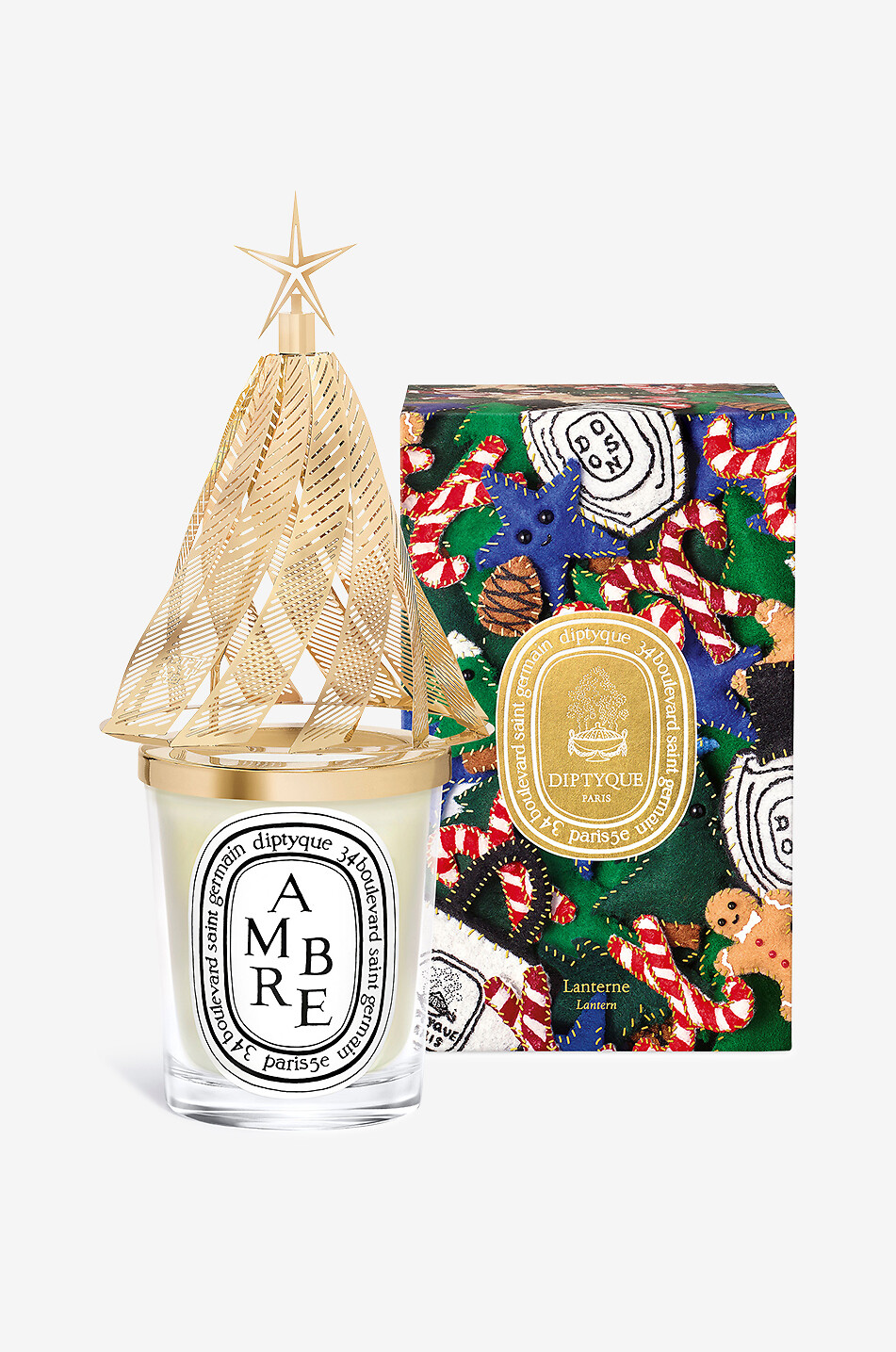 DIPTYQUE Weihnachts-Kerzen-Laterne Haus Farblos 1