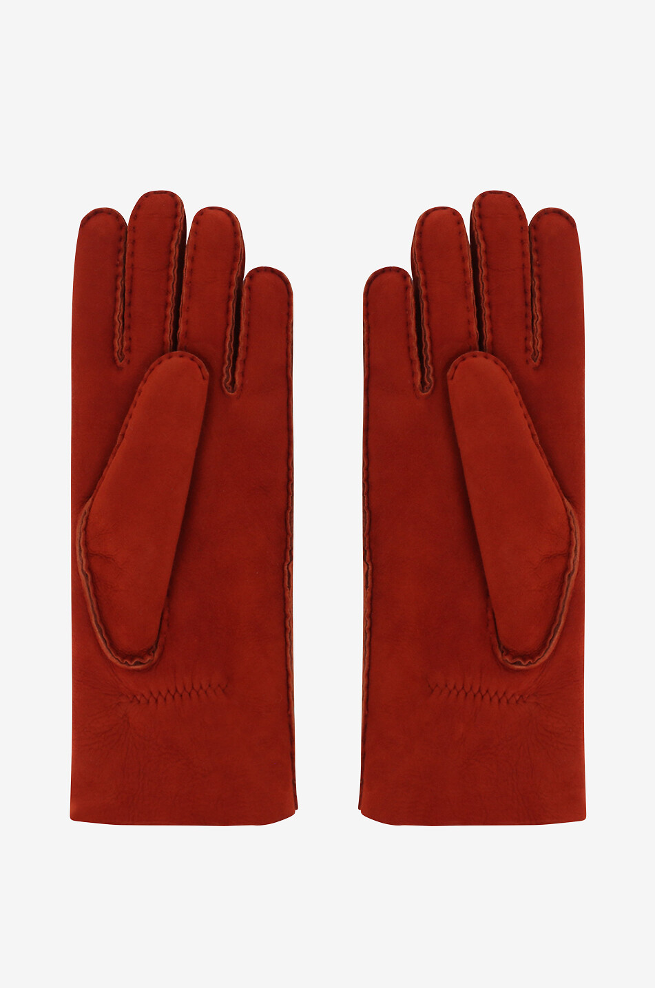 AGNELLE Handschuhe aus Wildleder Denise Damen HELLROT 2