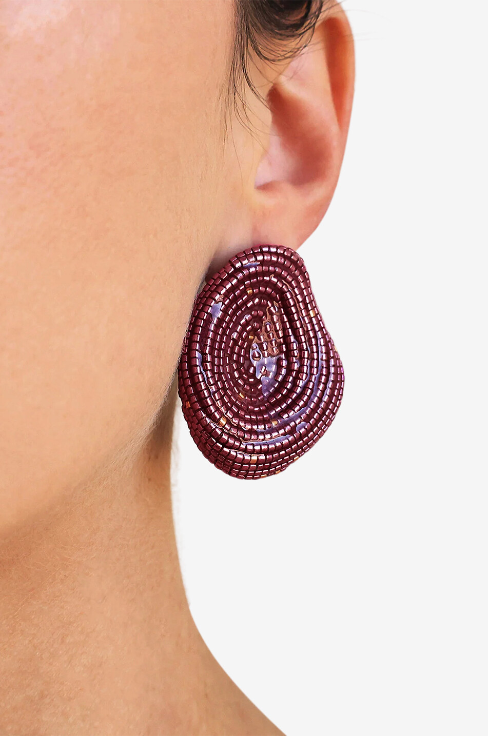 SUSANA VEGA Boucles d'oreilles asymértriques Nully Femme ROSE FONCÉ 2