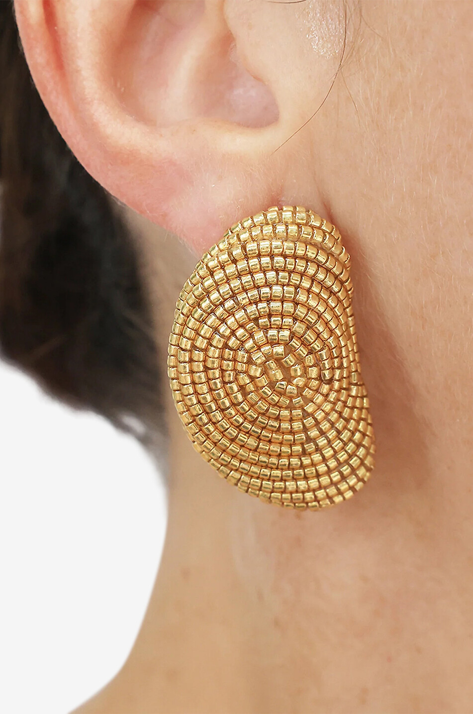 SUSANA VEGA Clous d'oreilles en perles de verre Mini Mura Femme DORE 3