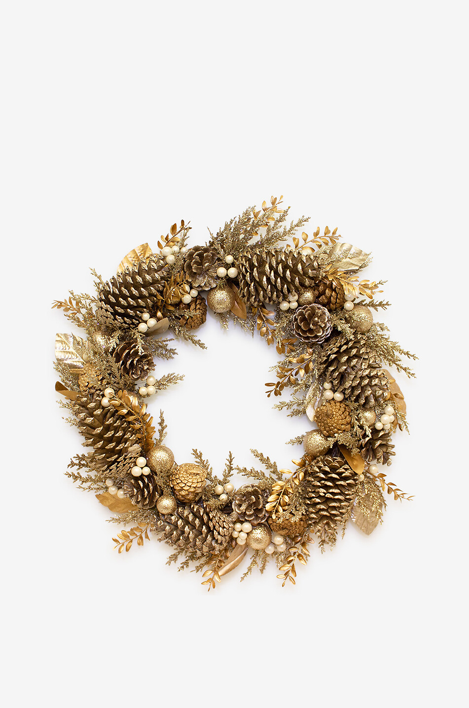 ENCHANTE Gilded Sparkle large wreath - 60 cm Home GOLDEN 2
