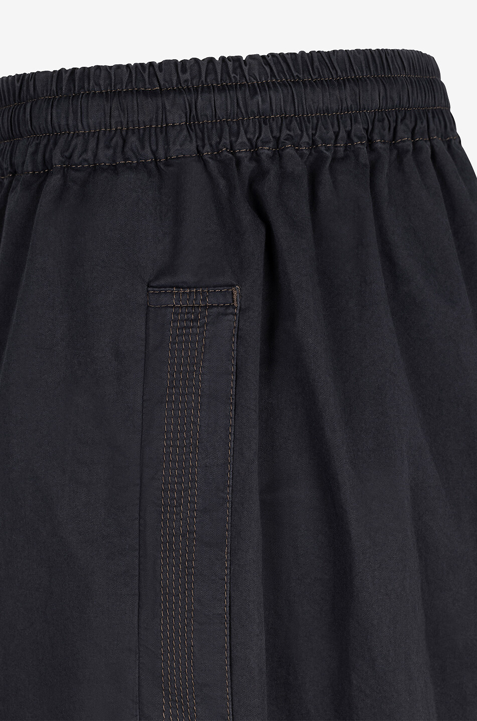 Pantalon léger en satin de coton Multi-Topstitch Taekwondo