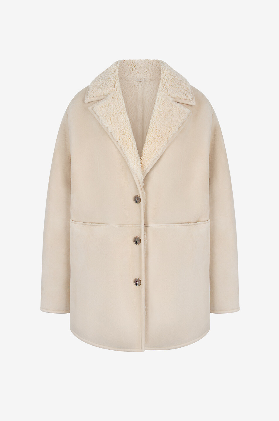 Mantel aus Lammleder Cirebo