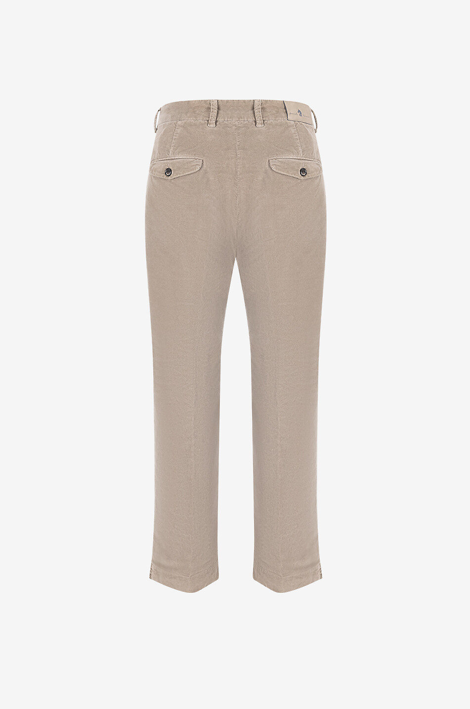 PAMELA HENSON Emma velvet straight-leg trousers Women LIGHT BROWN 2