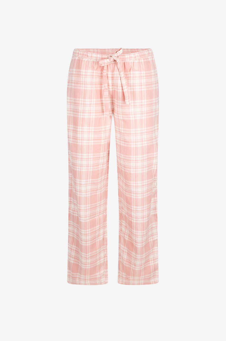SKIN Checked organic cotton pyjama set Women LIGHT PINK 5