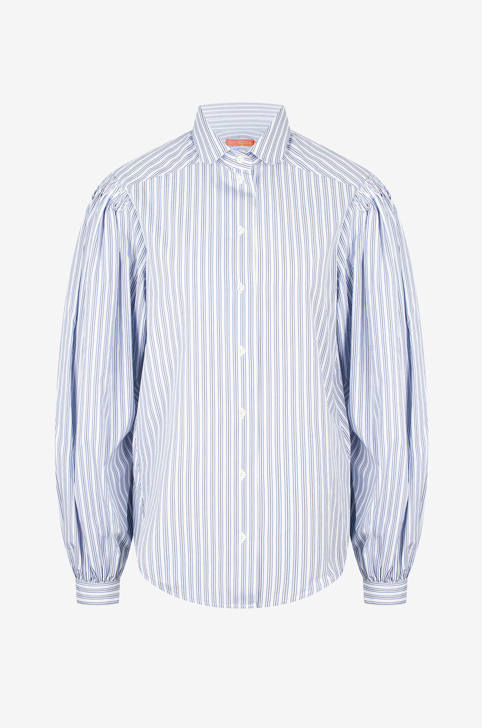 Basia striped long-sleeved blouse