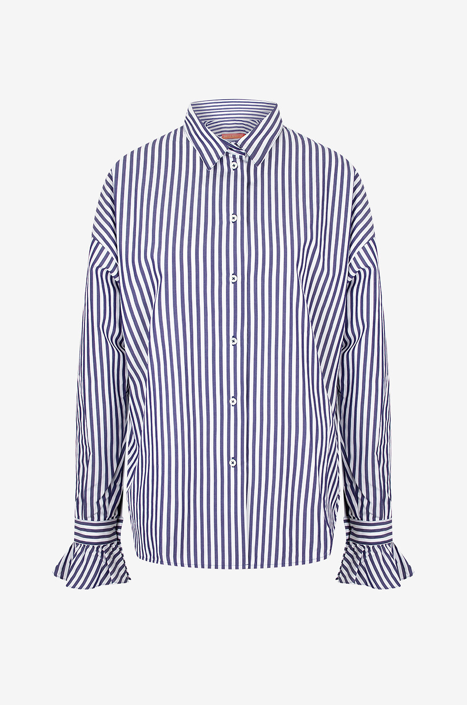 Langärmelige gestreifte Bluse aus Baumwolle Uma