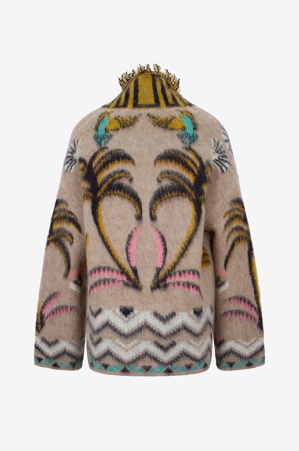 FORTE FORTE Cardigan en laine d'alpaga et laine The Sacred Forest Femme MULTICOLORE 2