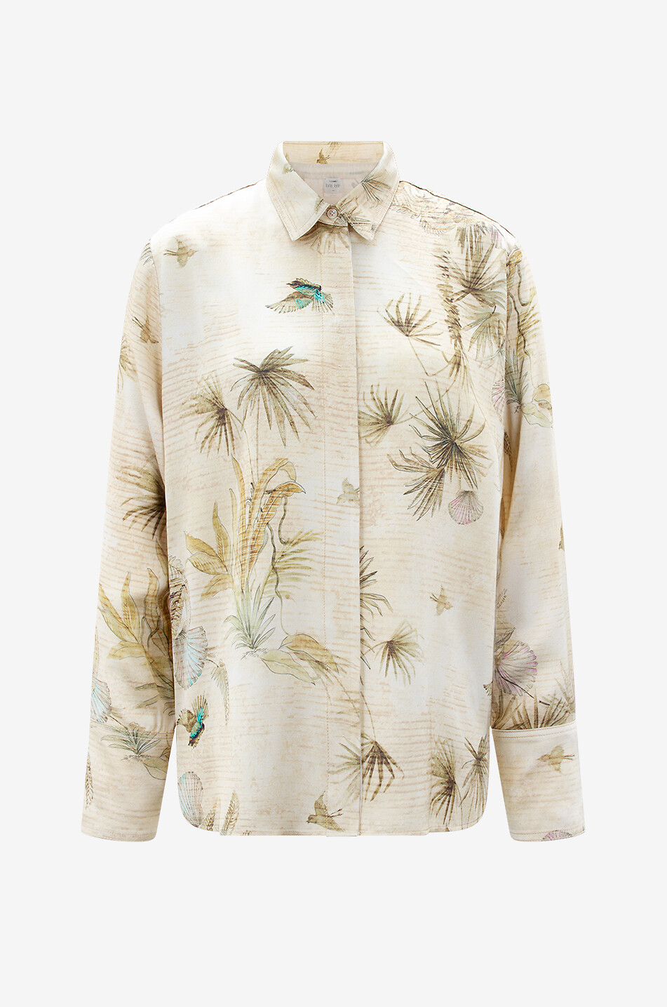Langärmeliges Hemd aus Viskose The Sacred Forest