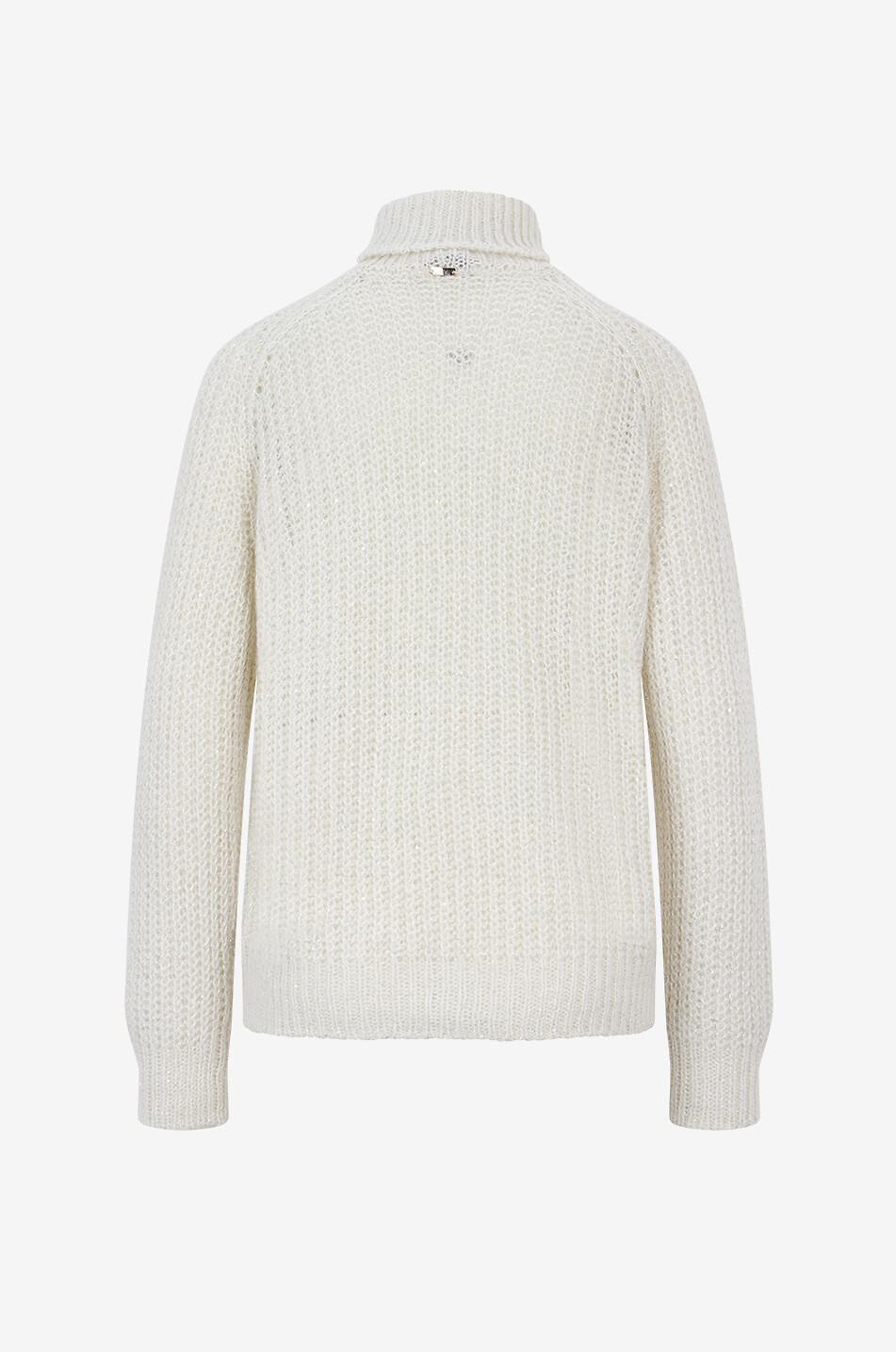 Pull à col montant avec sequins