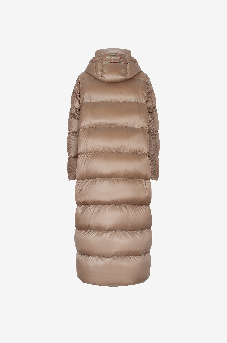 HERNO Lange gesteppte Daunenjacke mit Kapuze Damen DUNKELGRAU 2