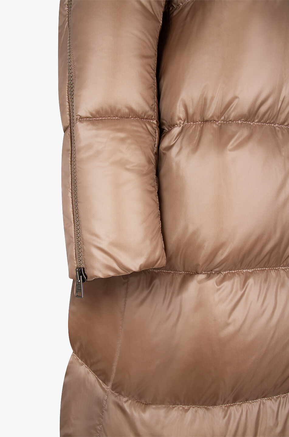 HERNO Lange gesteppte Daunenjacke mit Kapuze Damen DUNKELGRAU 3