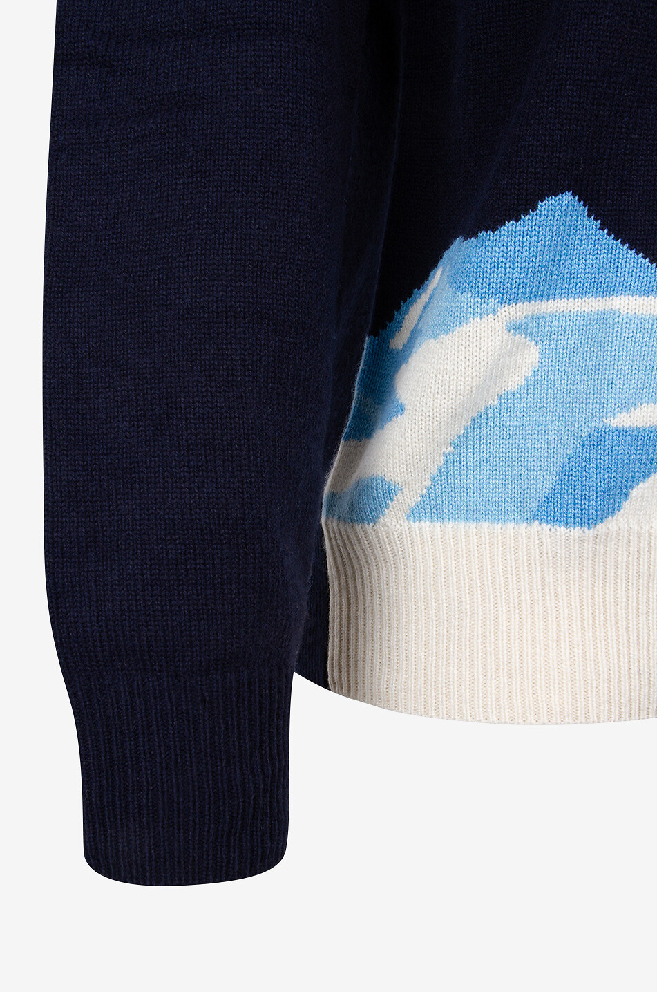 MC2 SAINT BARTH Pullover mit Rundhalsausschnitt aus Wolle und Viskose Heron Herren DUNKELBLAU 3