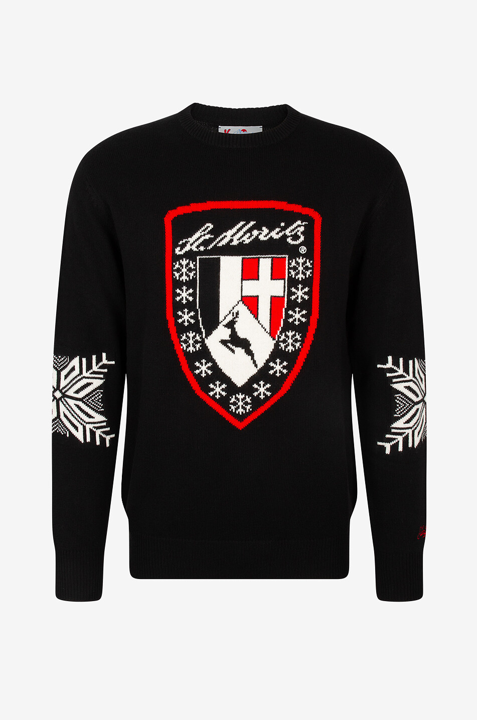 Pullover mit Rundhalsausschnitt aus Wolle und Viskose Heron