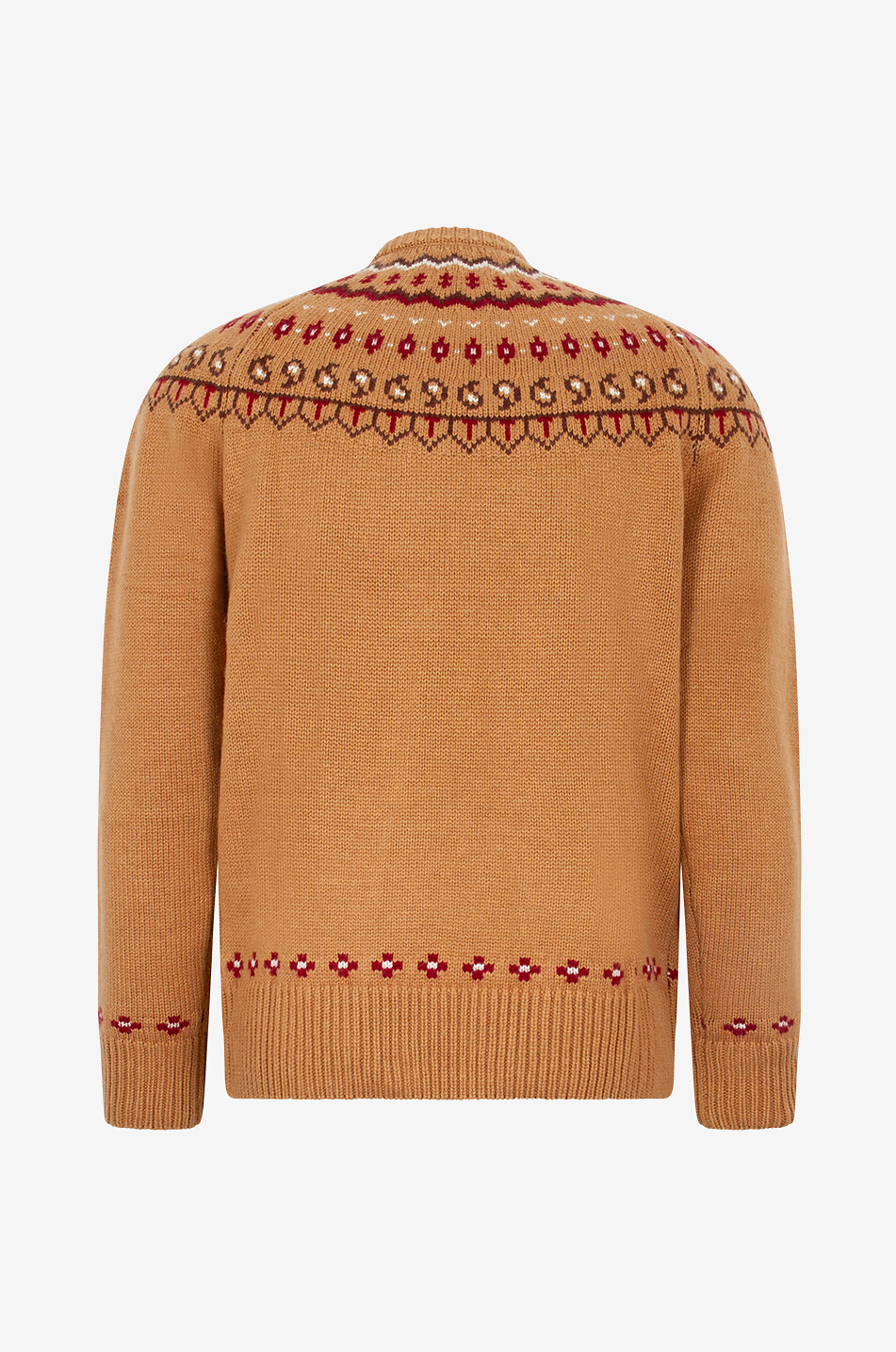 MC2 SAINT BARTH Heron wool and viscose round-neck jumper Men BROWN 2
