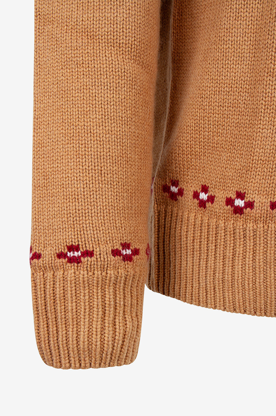 MC2 SAINT BARTH Heron wool and viscose round-neck jumper Men BROWN 3