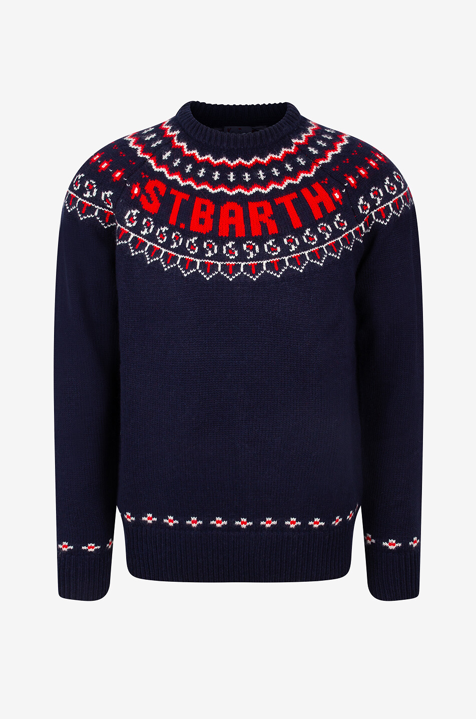 Pullover mit Rundhalsausschnitt aus Wolle und Viskose Heron