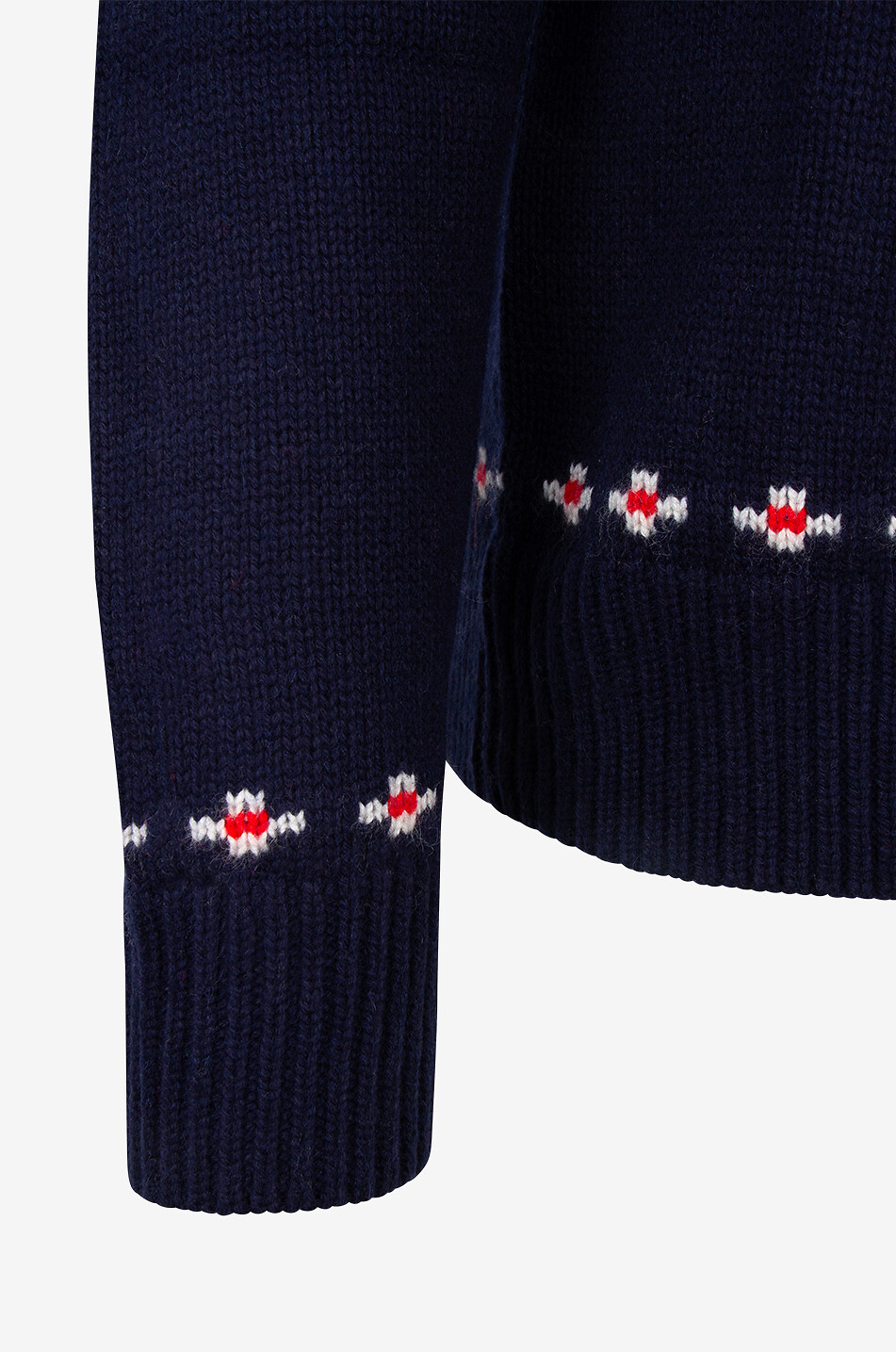 MC2 SAINT BARTH Pullover mit Rundhalsausschnitt aus Wolle und Viskose Heron Herren DUNKELBLAU 3