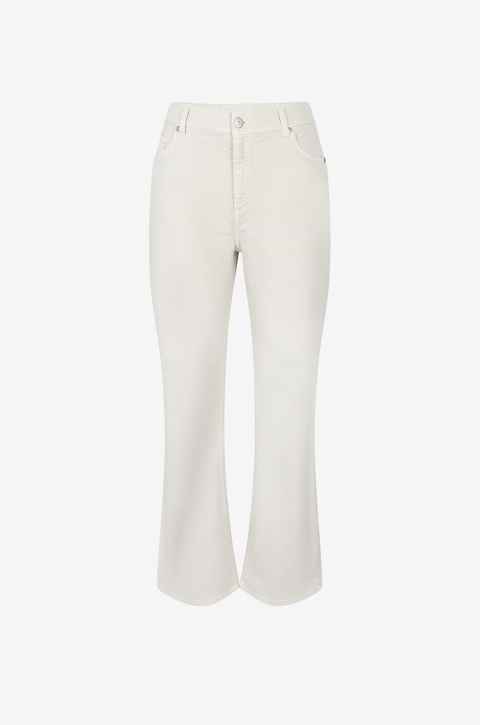 PANICALE Bootcut-Jeans aus Baumwolle Damen BEIGE 1