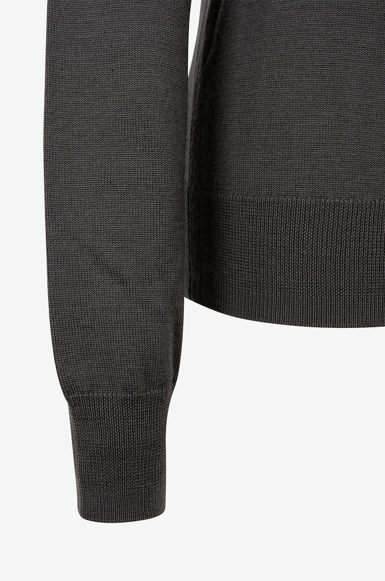 Haut Col Montant En Laine Mérinos Bio DILLING - Femme, 190 G/m²