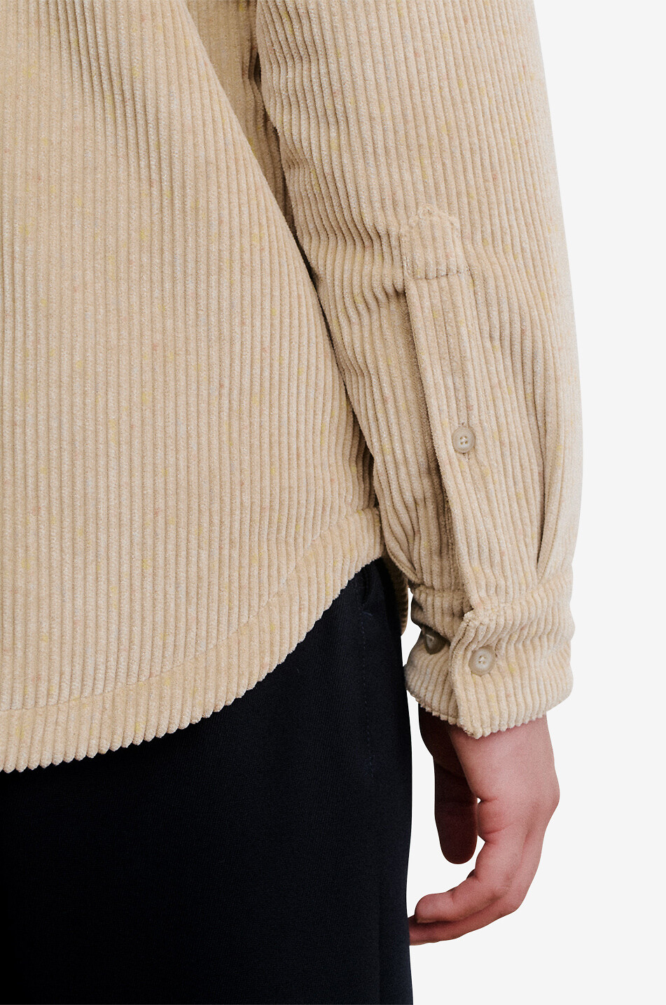 A KIND OF GUISE Marani corduroy long-sleeved shirt jacket Men BEIGE 5