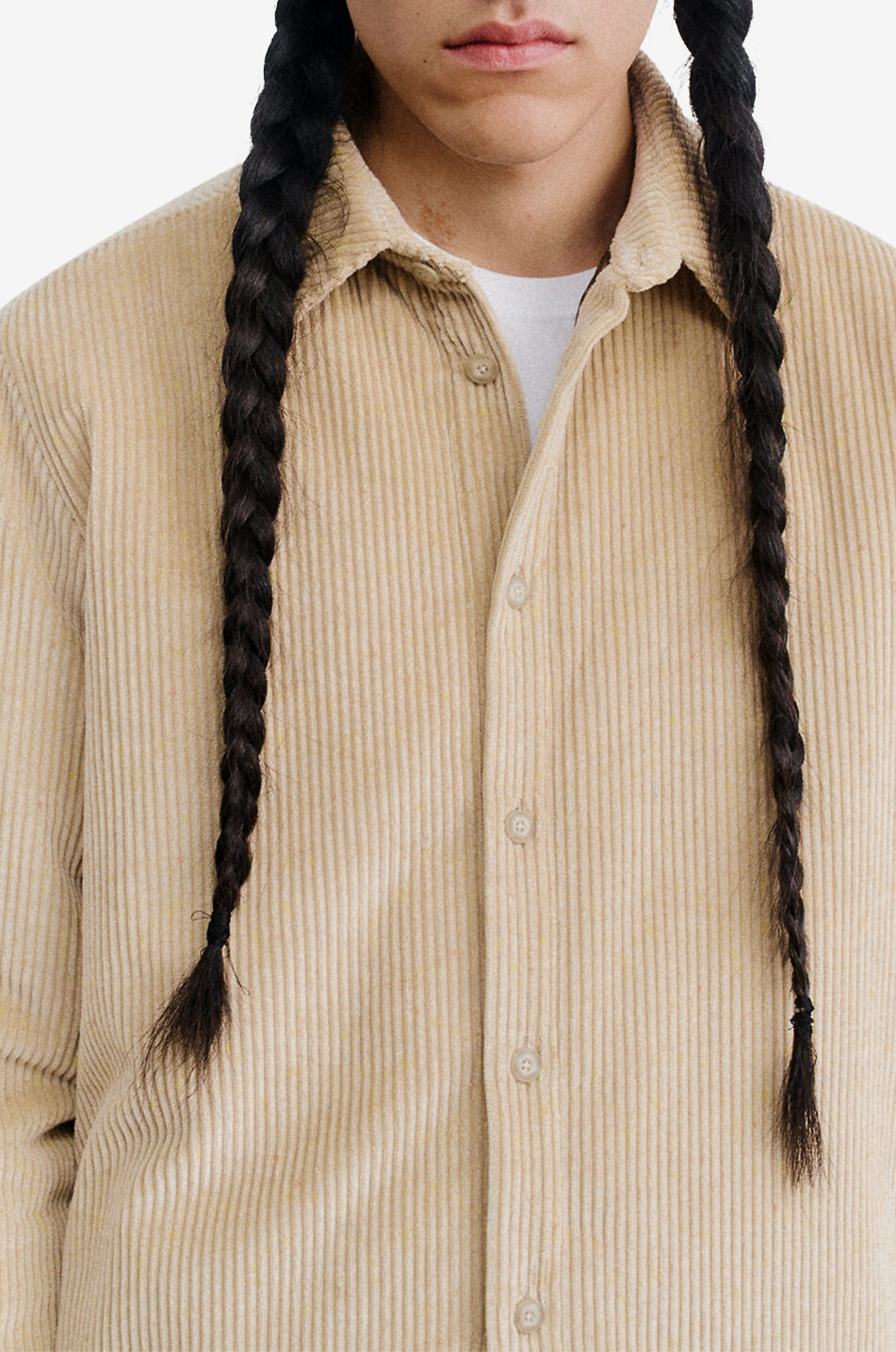 A KIND OF GUISE Marani corduroy long-sleeved shirt jacket Men BEIGE 6