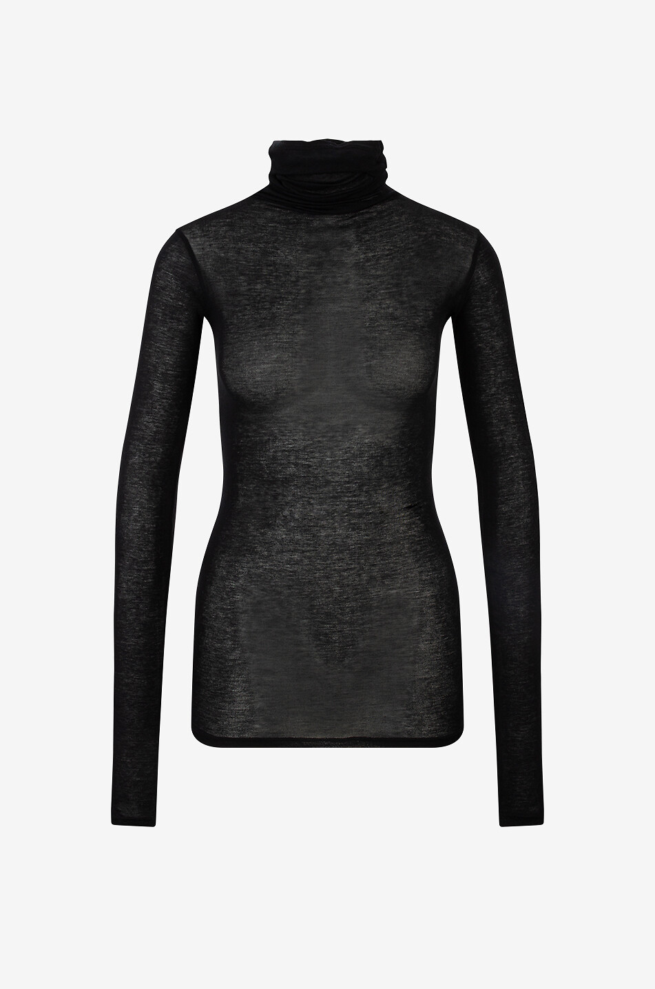 T-shirt à manches longues et col roulé en coton Massachusetts