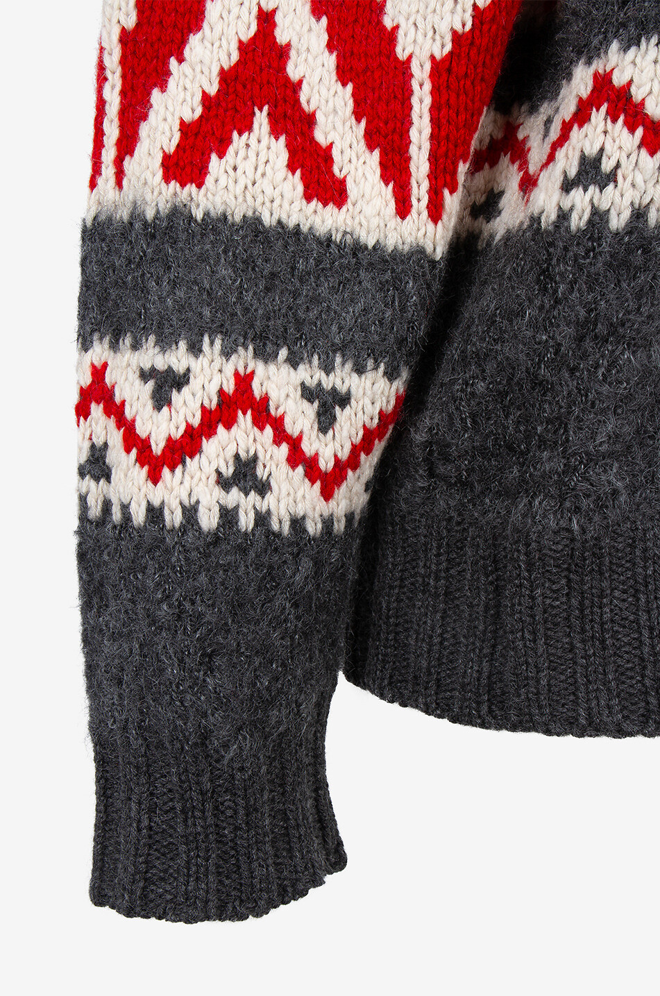 BRUNELLO CUCINELLI Loose cashmere and mohair turtleneck cashmere jumper Women MULTI COLOURED 3