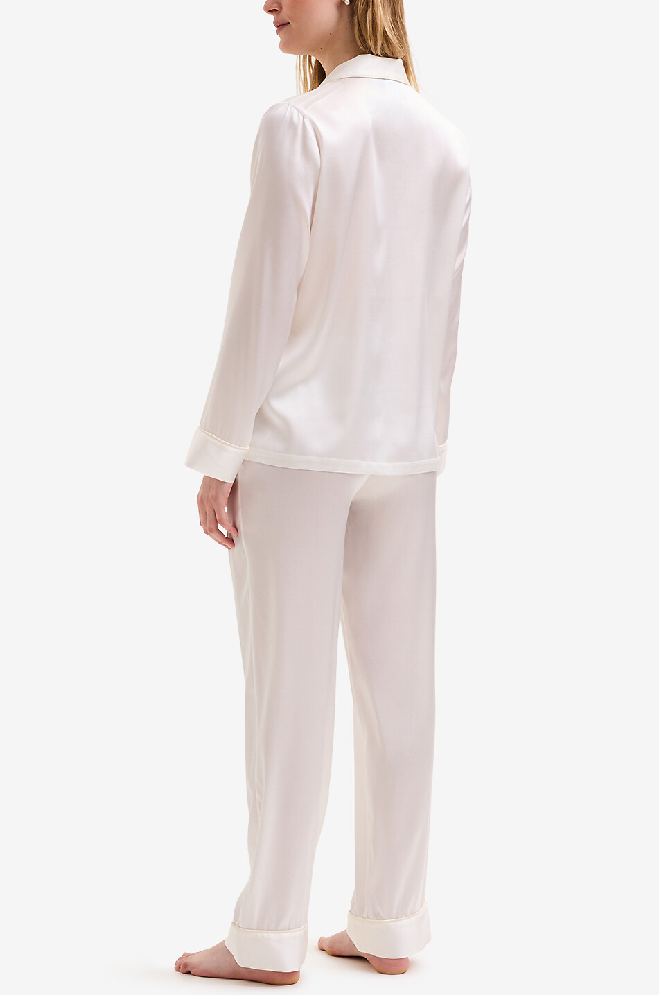 LAURENCE TAVERNIER Pyjama-Set aus Seide Constance Damen WEISS 3