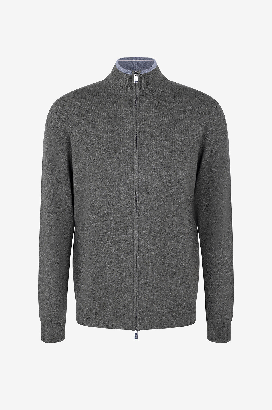 Cardigan mit Reissverschluss und Stehkragen aus Kaschmir Favonio