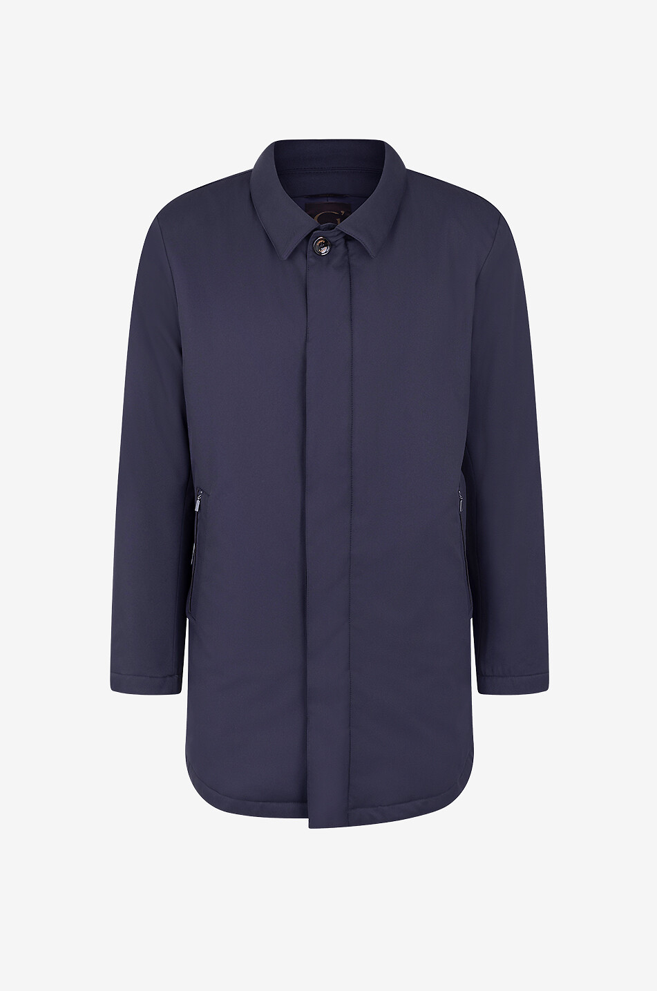 GIMO'S Parka rembourrée à col chemise Homme BLEU FONCE 1