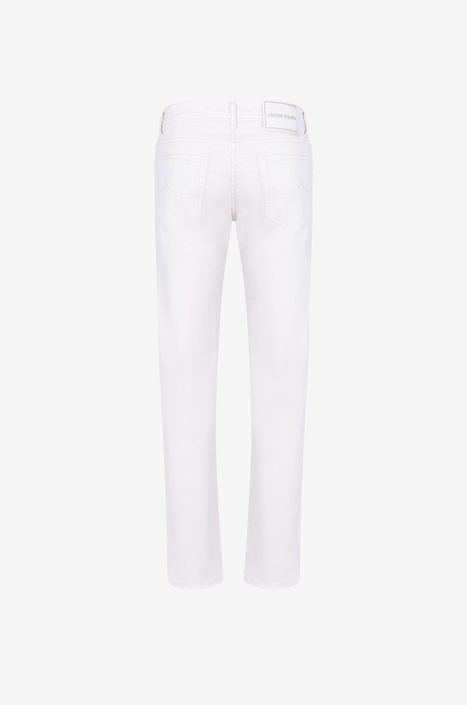 JACOB COHEN Nick Slim modal cotton and lyocell slim-fit jeans Men EGGSHELL 4