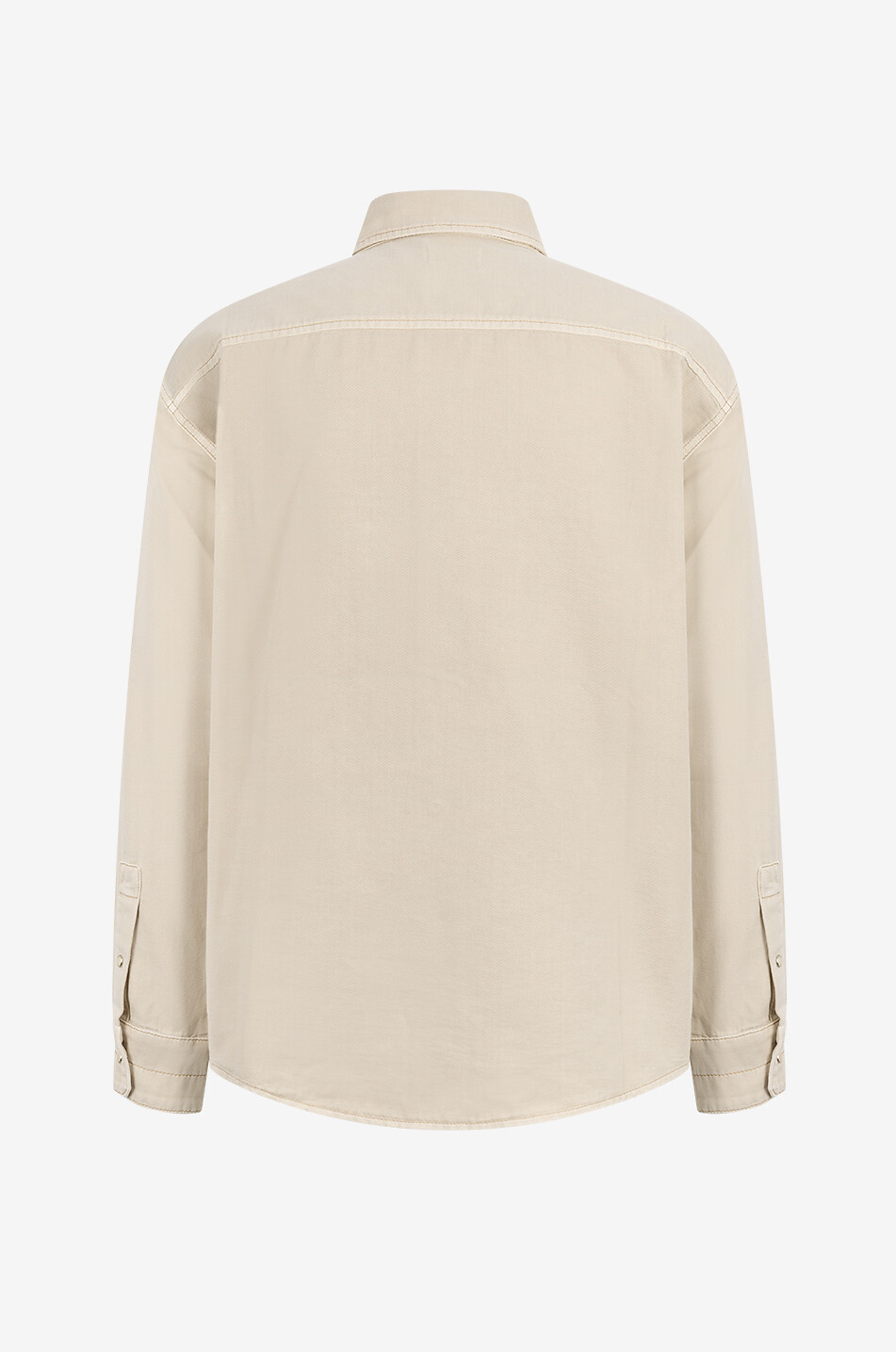 LEMAIRE Weites Jeanshemd Snow Oat Herren BEIGE 2