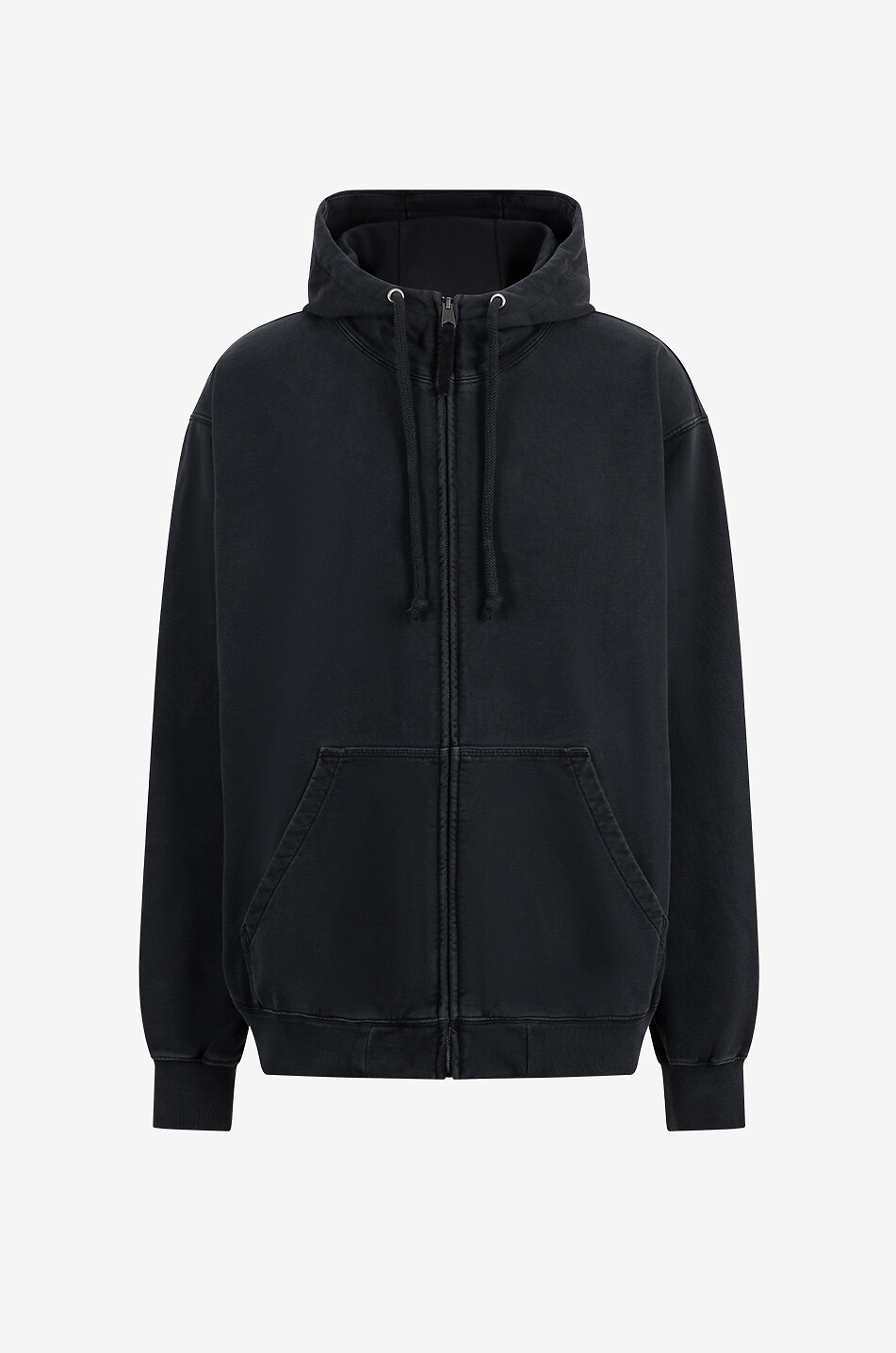 Numeric Logo-back hooded full-zip sweatshirt